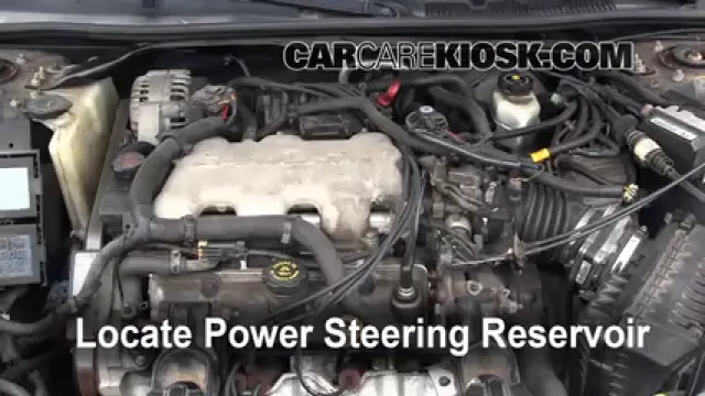2001 Chevrolet Impala 3.4L V6 Liquide de direction assistée Rajouter des liquides